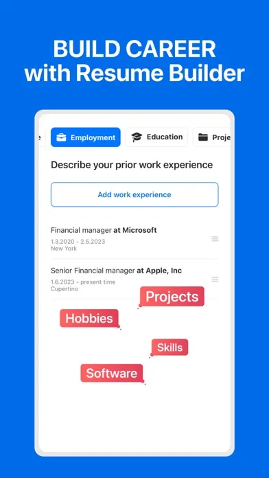 Resume Builder: Job CV Creator Ekran Görüntüleri