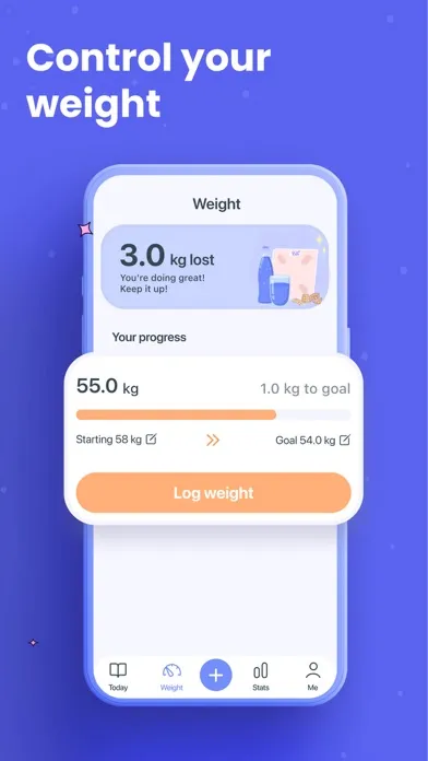 ภาพหน้าจอของ Water Tracker: Intake Reminder