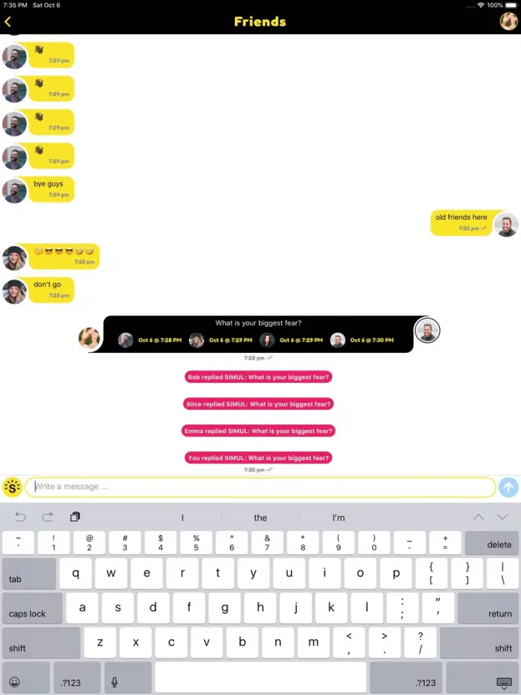 Instant SIMUL iPad  スクリーンショット