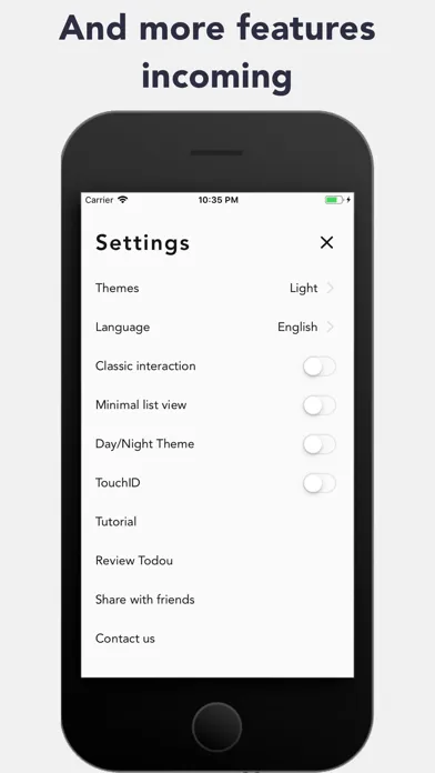 Capturas de pantalla de Todou: To-do lists and tasks