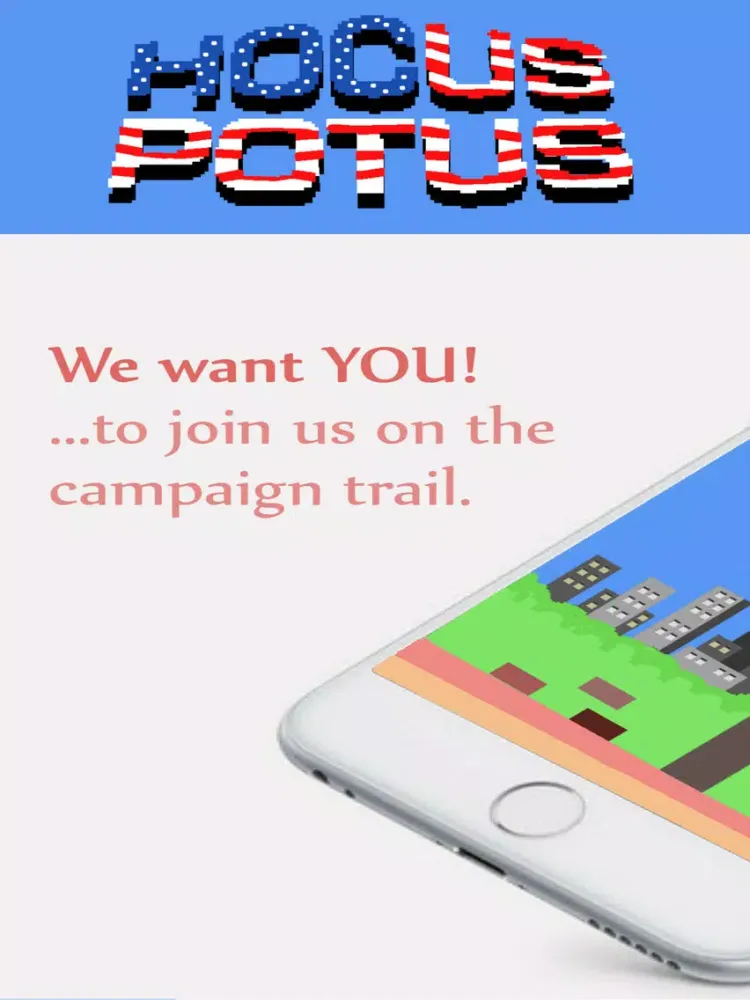 Tangkapan layar Hocus POTUS iPad 