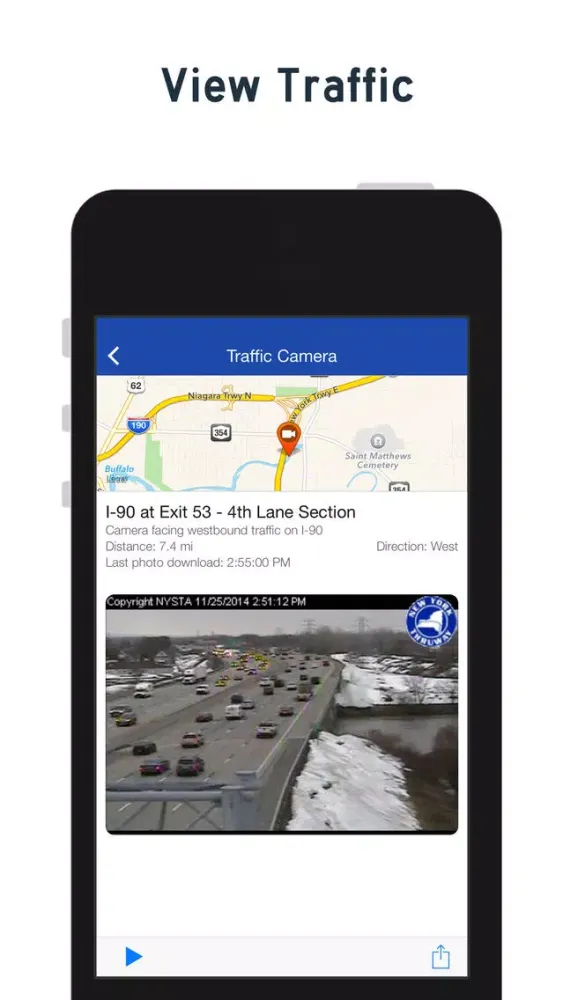 NY Thruway Guide Screenshots