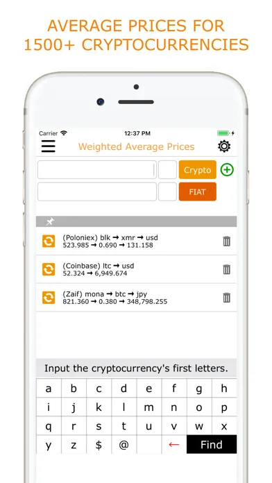 Crypto Track : Bitcoin & more Screenshots