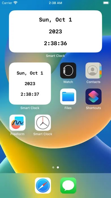 ภาพหน้าจอของ Smart Digital & Analog Clock