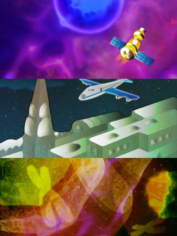 Ảnh chụp màn hình của Space cut monster kittens game iPad 