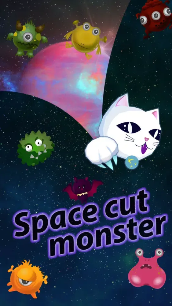 Ảnh chụp màn hình của Space cut monster kittens game