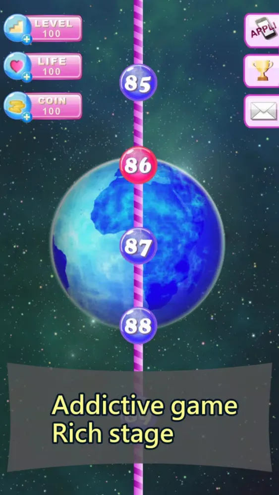 Ảnh chụp màn hình của Space cut monster kittens game