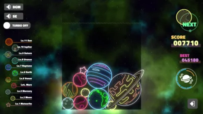 DROP PLANETS - Merge Puzzle سکرین شاٹس