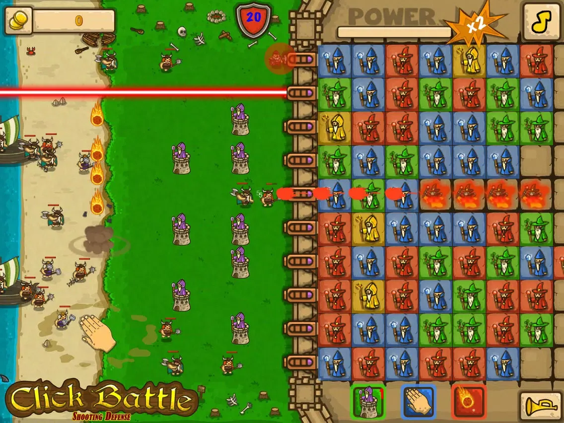 Click Battle Shooting Defense: Christmas FREE Version iPad  Screenshots
