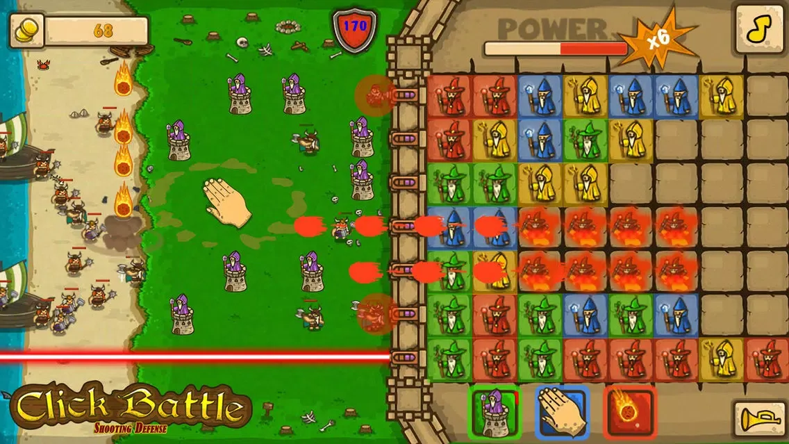 Click Battle Shooting Defense: Christmas FREE Version Screenshots