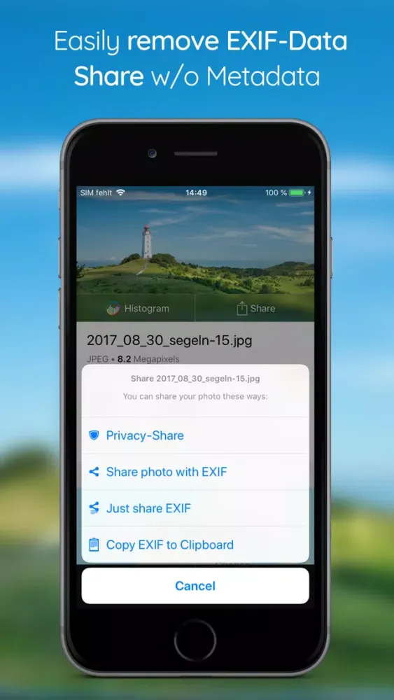 Скриншоты ImagExif - view & edit EXIF
