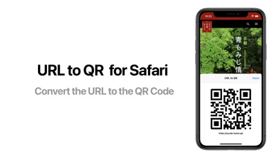Capturas de pantalla de URL to QR for Safari