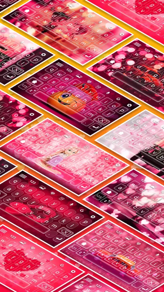 Love Photo Keyboard Theme 2023 スクリーンショット