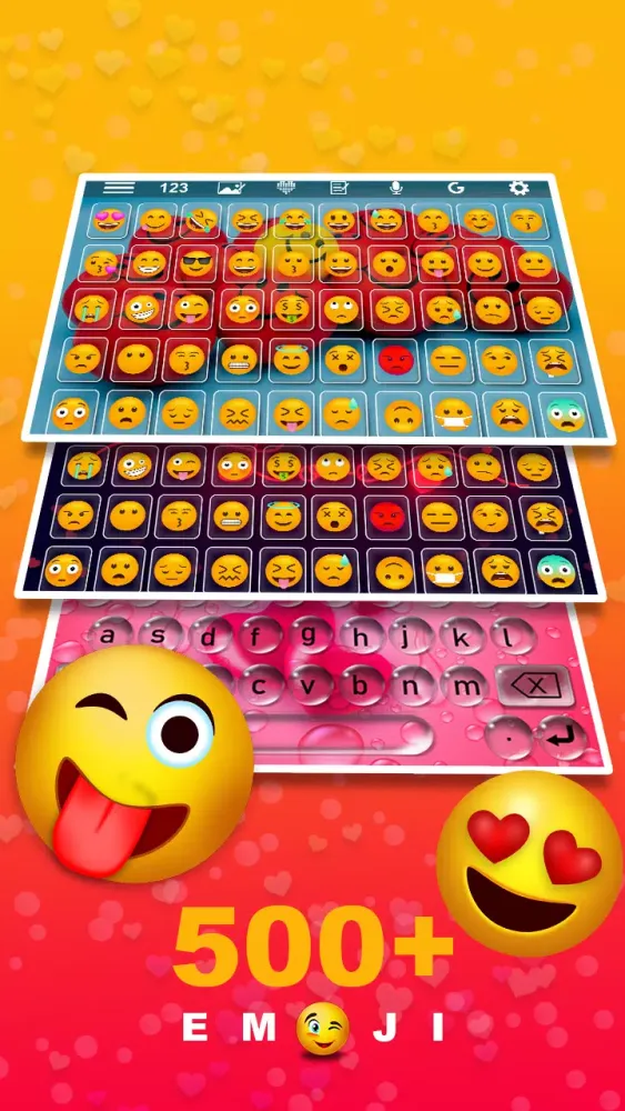 Love Photo Keyboard Theme 2023 スクリーンショット