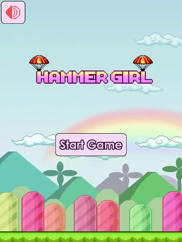 Tangkapan layar Hammer Girl iPad 