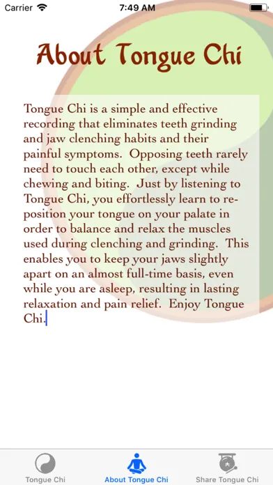Tongue Chi TMJ Relief 스크린샷
