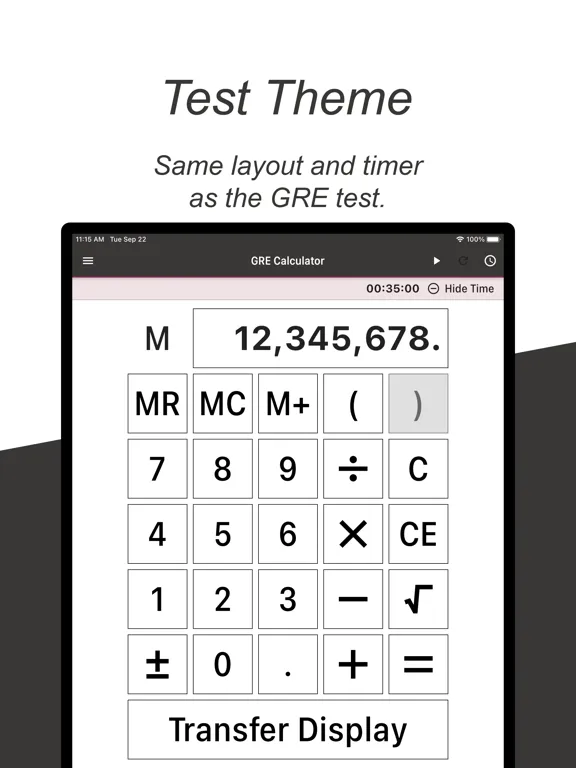 Скриншоты GRE Math Calculator 2025 iPad 