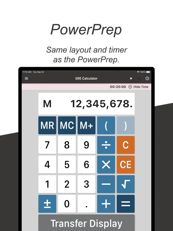 Скриншоты GRE Math Calculator 2025 iPad 