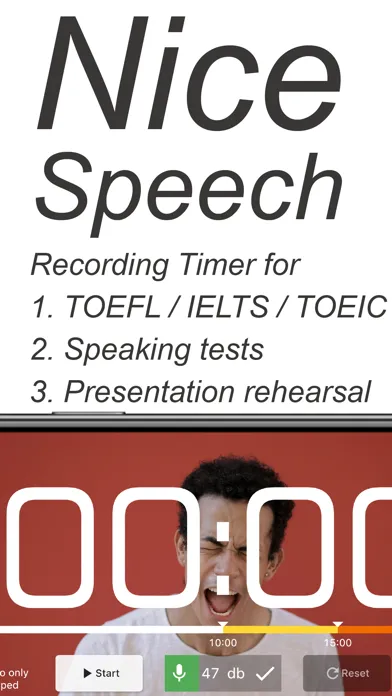 ภาพหน้าจอของ Nice Speech - Recording Timer