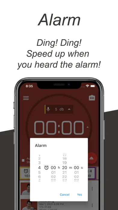 ภาพหน้าจอของ Nice Speech - Recording Timer