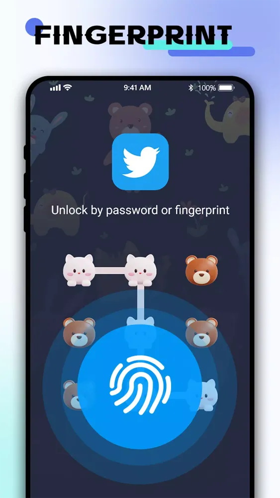ภาพหน้าจอของ App Lock: Lock App,Fingerprint