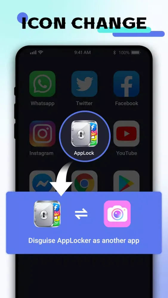 ภาพหน้าจอของ App Lock: Lock App,Fingerprint