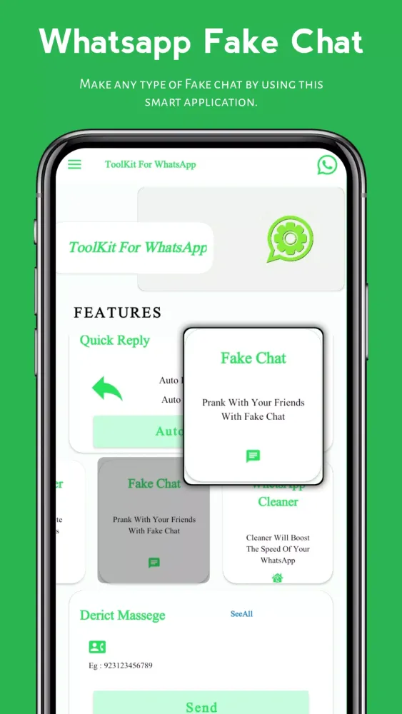 Capturas de tela do ToolKit For Whatsapp - Toolbox