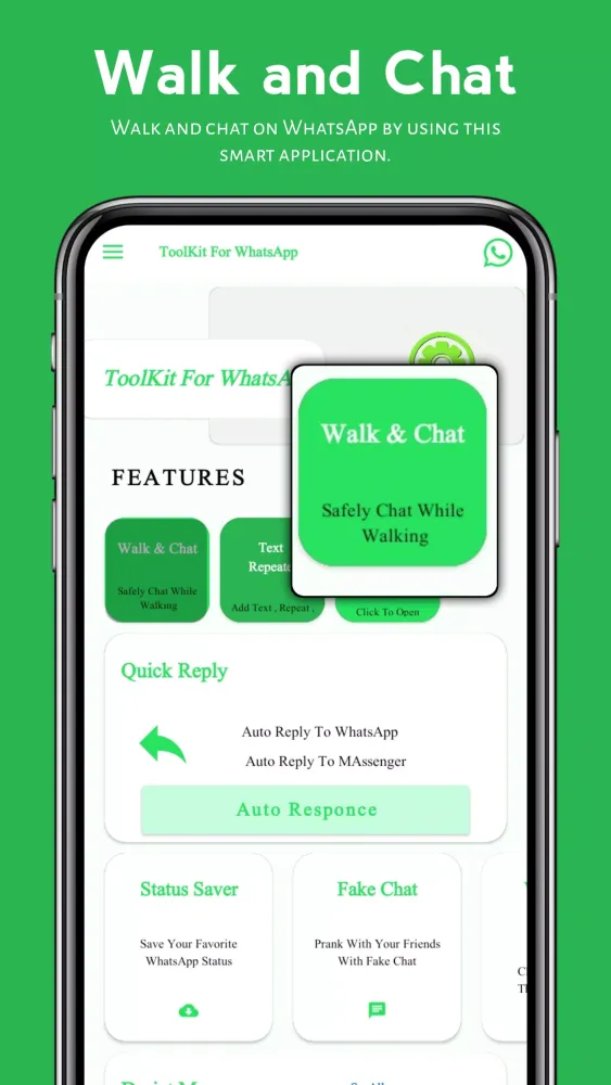 Capturas de tela do ToolKit For Whatsapp - Toolbox