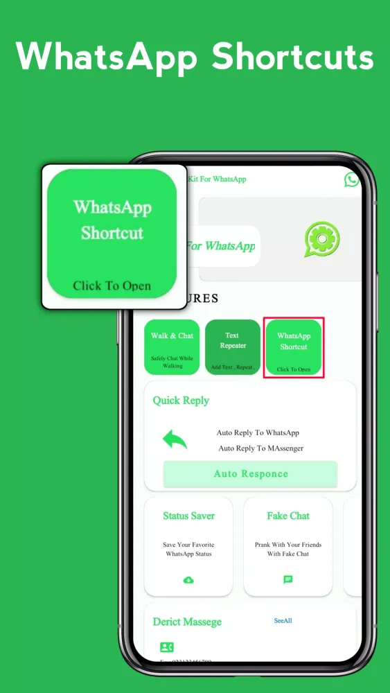 Capturas de tela do ToolKit For Whatsapp - Toolbox