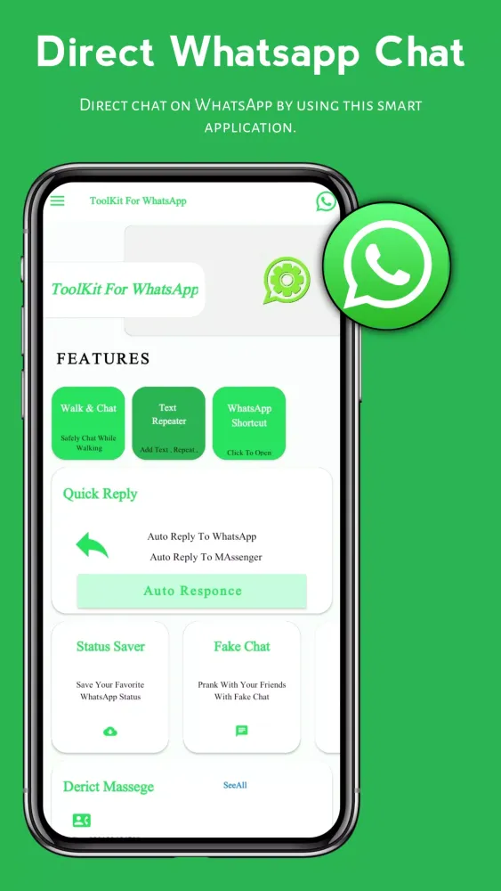 Capturas de tela do ToolKit For Whatsapp - Toolbox