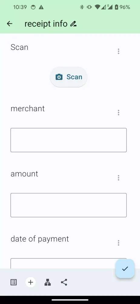 Capturas de tela do Offline Forms
