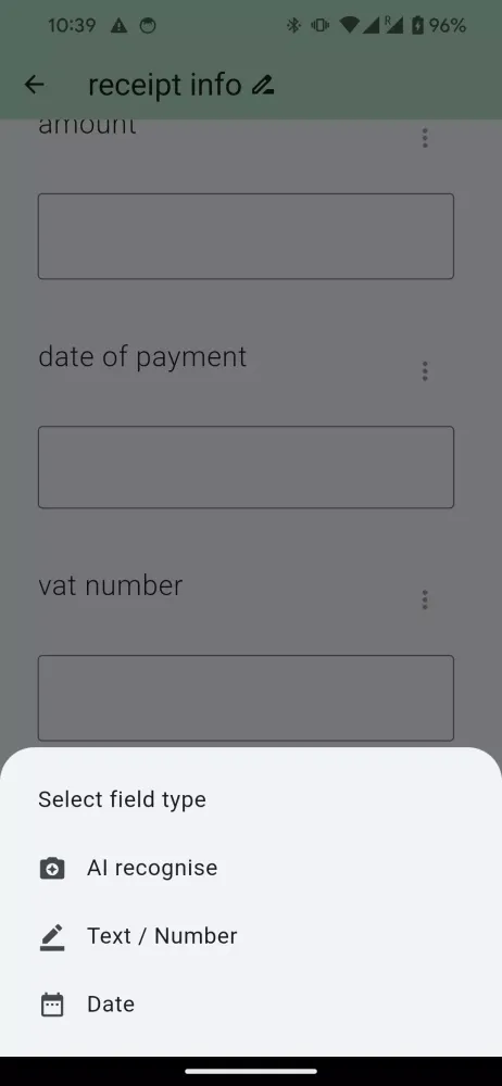 Capturas de tela do Offline Forms