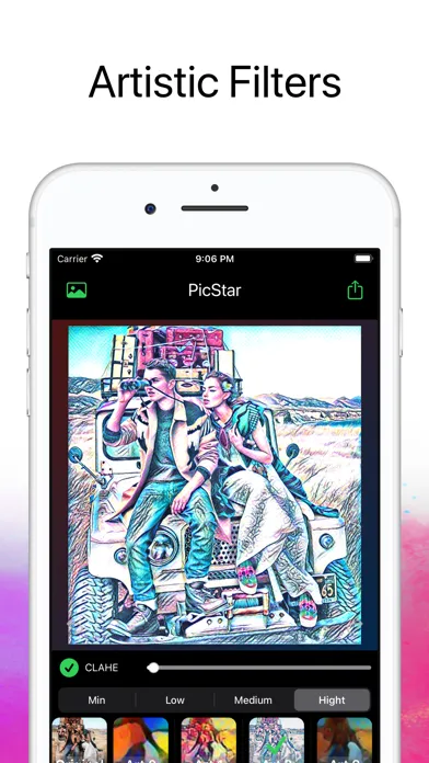 PicStar Art Filters スクリーンショット