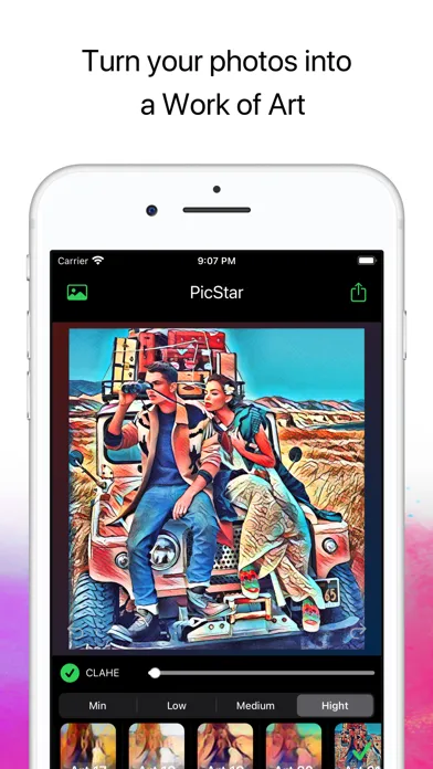 PicStar Art Filters スクリーンショット