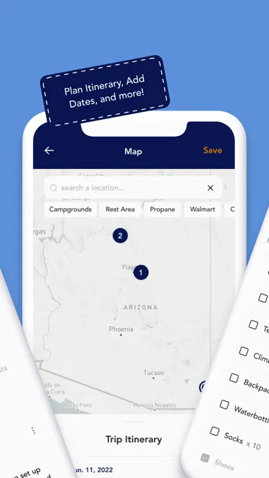 Camping.Tools-Travel Companion سکرین شاٹس