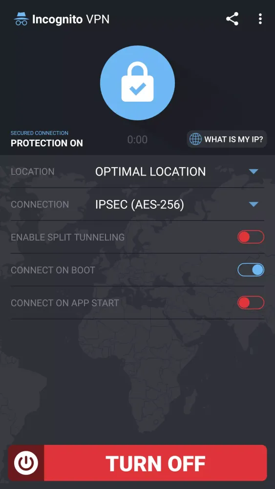 Incognito VPN Screenshots