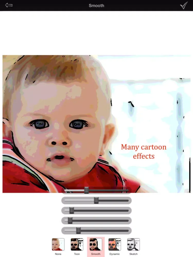 Toon - Cartoon effects for Photos, Instagram, Fb, Flickr iPad  Screenshots