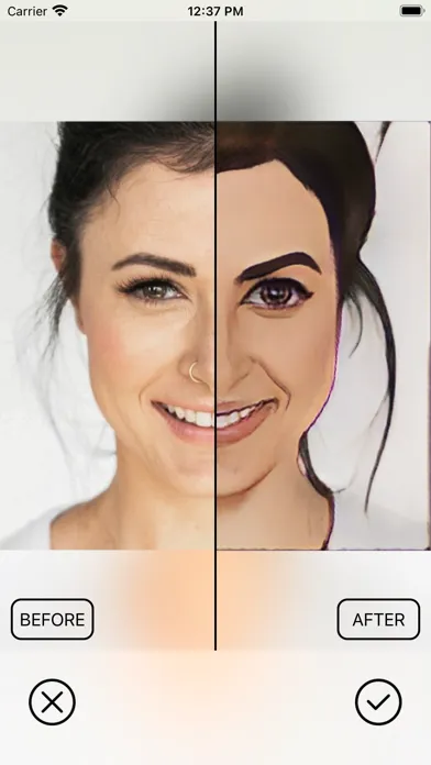 Ảnh chụp màn hình của Face Toon