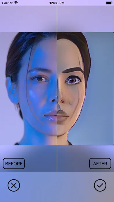 Ảnh chụp màn hình của Face Toon