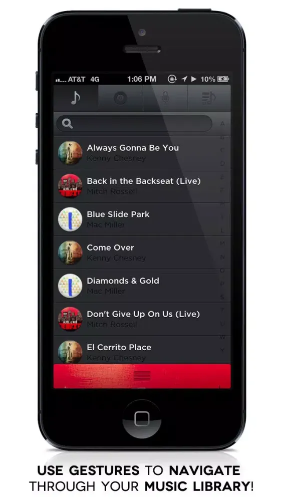 Capturas de pantalla de Toones Music Player
