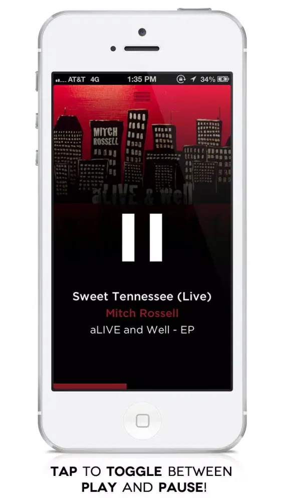 Capturas de pantalla de Toones Music Player