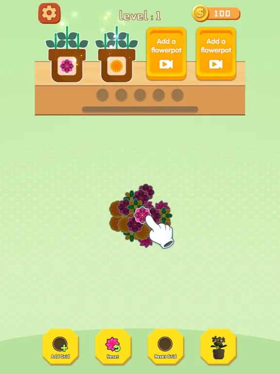 Capturas de tela do Blossom Jam Matching Puzzle iPad 