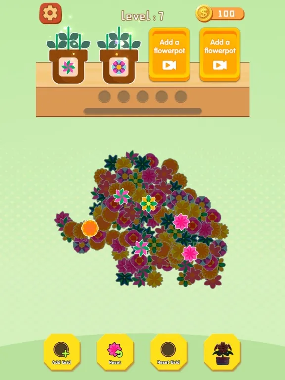 Capturas de tela do Blossom Jam Matching Puzzle iPad 