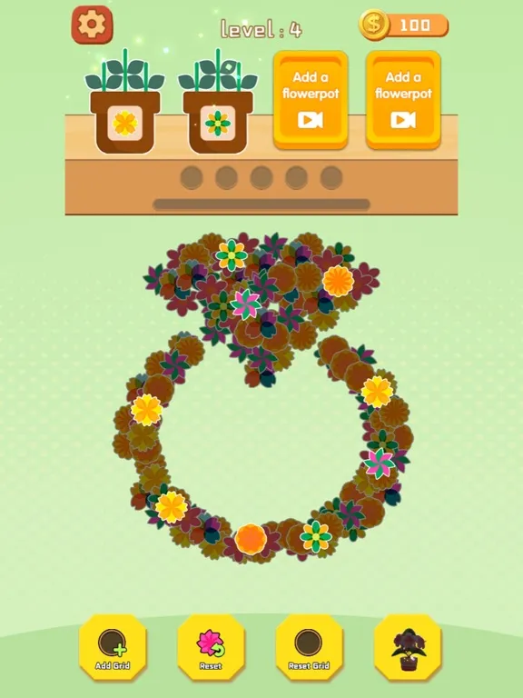 Capturas de tela do Blossom Jam Matching Puzzle iPad 