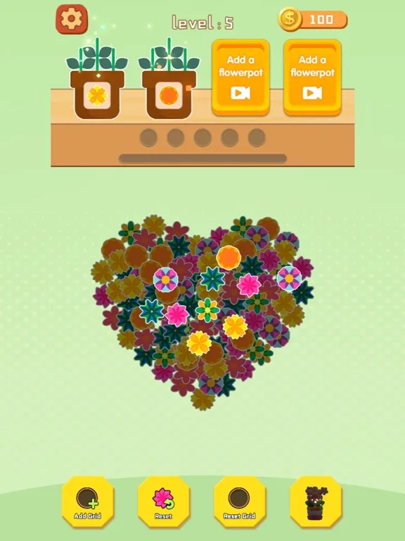 Capturas de tela do Blossom Jam Matching Puzzle iPad 