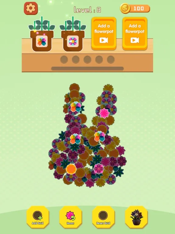 Capturas de tela do Blossom Jam Matching Puzzle iPad 