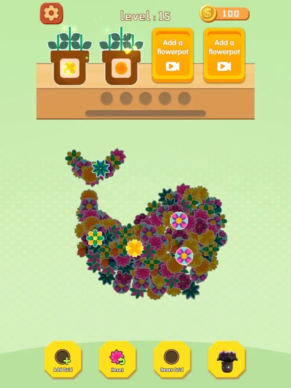 Capturas de tela do Blossom Jam Matching Puzzle iPad 