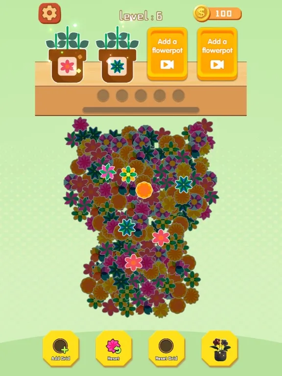 Capturas de tela do Blossom Jam Matching Puzzle iPad 