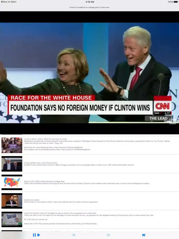 Newsline iPad  Screenshots