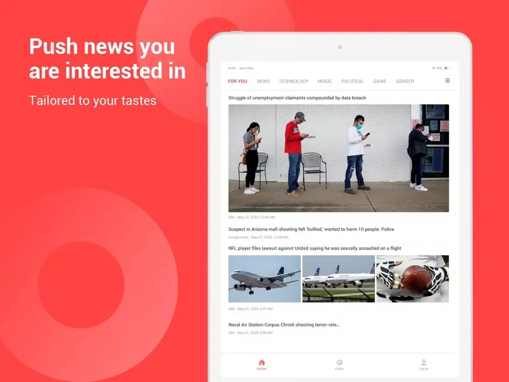Zrzuty ekranu Top Feed - More than news! iPad 
